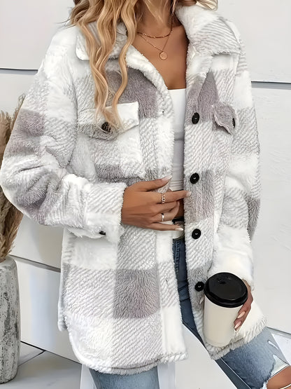Glacier Glow Teddy Coat