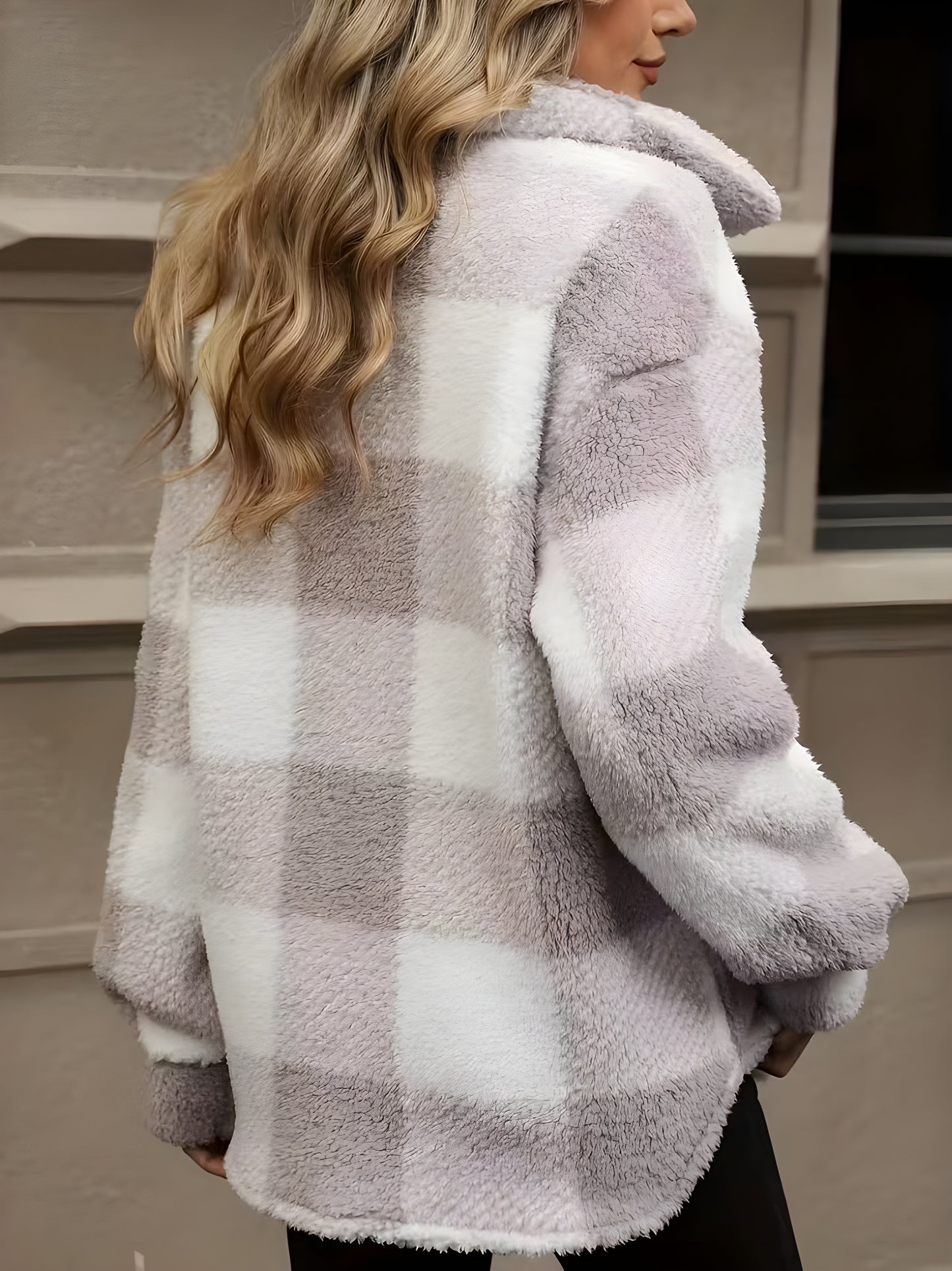 Glacier Glow Teddy Coat