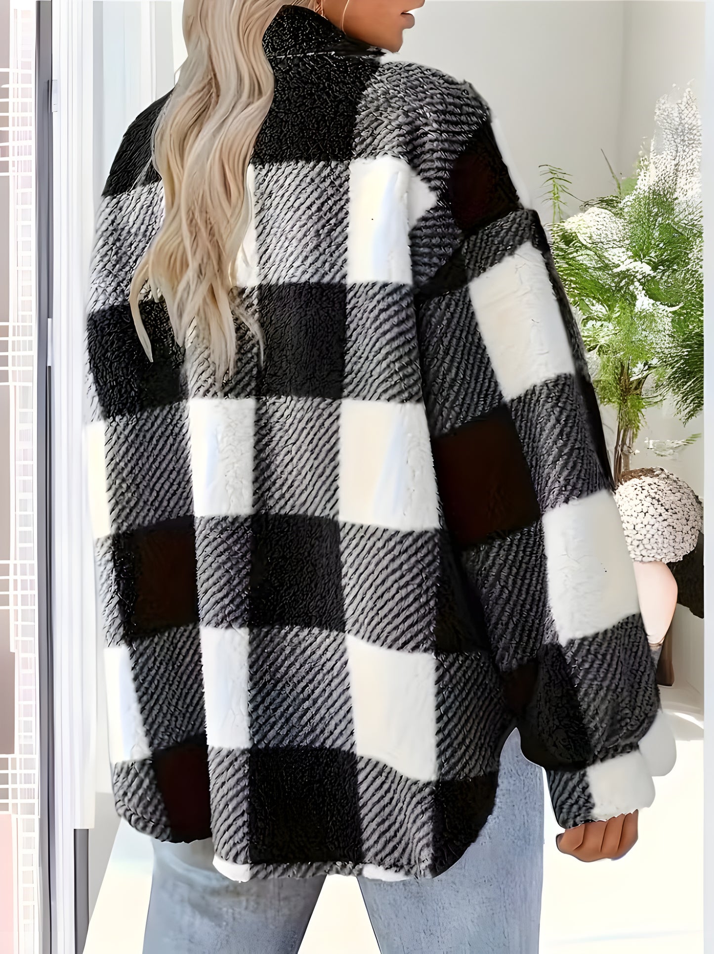 Glacier Glow Teddy Coat